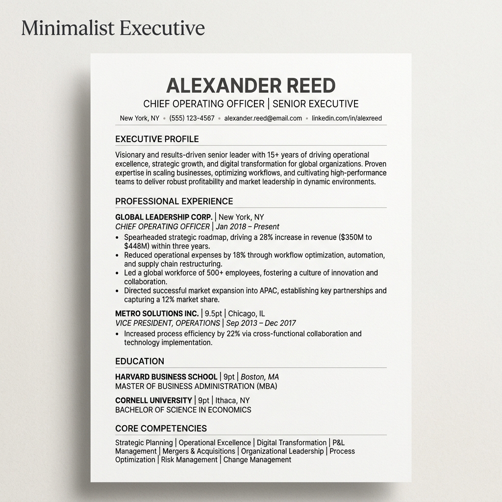 Resume Template Preview